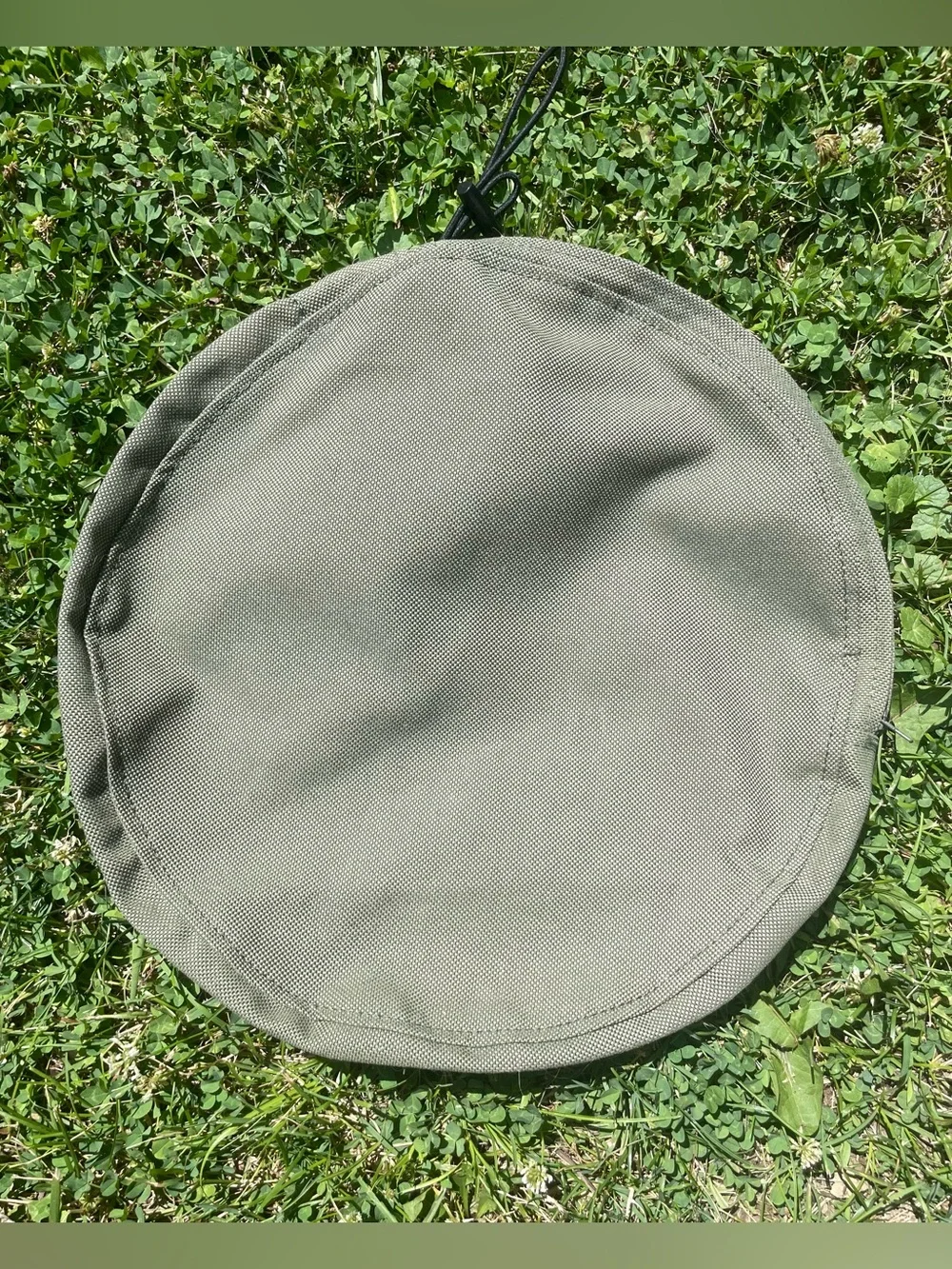 Round Olive Green IKEA Cusion